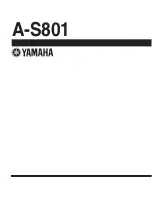 Предварительный просмотр 84 страницы Yamaha A-S801 Service Manual