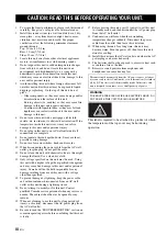 Предварительный просмотр 4 страницы Yamaha A-S801SL Owner'S Manual