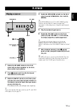 Предварительный просмотр 15 страницы Yamaha A-S801SL Owner'S Manual