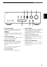 Предварительный просмотр 29 страницы Yamaha A-S801SL Owner'S Manual