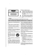 Предварительный просмотр 2 страницы Yamaha A100 Operation Manual