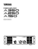 Предварительный просмотр 1 страницы Yamaha A150 (Japanese) Owner'S Manual