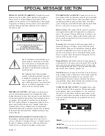 Preview for 2 page of Yamaha A3000 Owner'S Manual