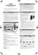 Yamaha AC1R Owner'S Manual preview