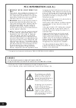 Preview for 2 page of Yamaha Acoustic User Manual