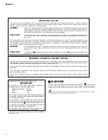 Preview for 2 page of Yamaha ACU16-C Service Manual