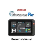 Preview for 1 page of Yamaha ADVENTURE PRO Owner'S Manual