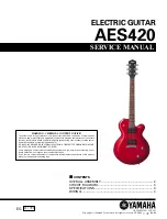 Предварительный просмотр 1 страницы Yamaha AES420 Service Manual