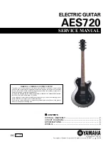 Yamaha AES720 Service Manual preview