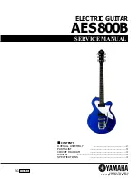 Предварительный просмотр 1 страницы Yamaha AES800B Service Manual