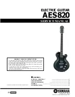 Предварительный просмотр 1 страницы Yamaha AES820 Service Manual