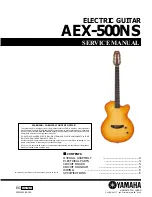 Предварительный просмотр 1 страницы Yamaha AEX500 Service Manual