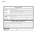 Preview for 2 page of Yamaha AG-STOMP GA 011589 Service Manual