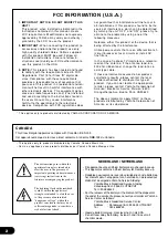 Preview for 2 page of Yamaha AG-Stomp Owner'S Manual