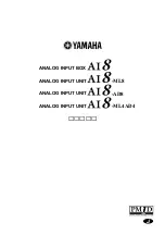 Предварительный просмотр 9 страницы Yamaha AI8 Owner'S Manual