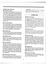 Preview for 6 page of Yamaha AM602 Operation Manual
