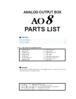 Предварительный просмотр 32 страницы Yamaha AO8 Service Manual