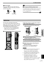 Предварительный просмотр 57 страницы Yamaha AP-U70 Operation Manual