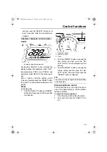 Preview for 19 page of Yamaha Apex RX10LTZ Owner'S Manual