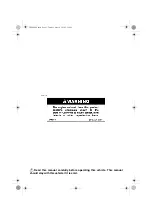 Preview for 2 page of Yamaha Apex RX10PA Owner'S Manual