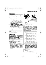 Предварительный просмотр 31 страницы Yamaha Apex RX10RZ Owner'S Manual