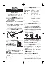 Yamaha APX4 Owner'S Manual preview