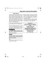 Preview for 3 page of Yamaha AR190 2012 Owner'S/Operator'S Manual