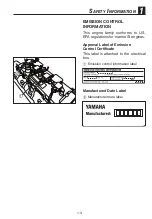 Предварительный просмотр 11 страницы Yamaha AR240 HO Owner'S Manual