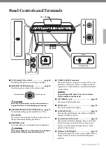 Предварительный просмотр 9 страницы Yamaha Arius YDP-105 Owner'S Manual