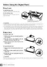 Предварительный просмотр 10 страницы Yamaha Arius YDP-135 Owner'S Manual