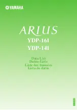 Yamaha Arius YDP-141 Midi Data Format preview