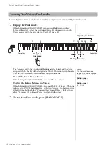 Предварительный просмотр 22 страницы Yamaha ARIUS YDP-143 Owner'S Manual