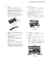 Предварительный просмотр 21 страницы Yamaha ARIUS YDP-162B Service Manual