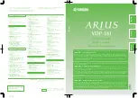 Yamaha ARIUS YDP-181 Owner'S Manual preview