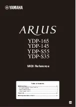 Yamaha ARIUS YDP-S55 Midi Reference preview