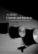 Предварительный просмотр 5 страницы Yamaha AS1000 - Amplifier Owner'S Manual