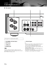 Preview for 10 page of Yamaha AS1000 - Amplifier Owner'S Manual