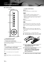 Предварительный просмотр 12 страницы Yamaha AS1000 - Amplifier Owner'S Manual
