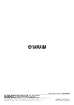 Preview for 212 page of Yamaha AS1000 - Amplifier Owner'S Manual