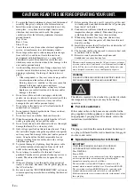 Preview for 2 page of Yamaha AS501BL Owner'S Manual