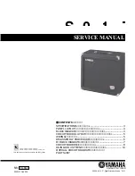 Предварительный просмотр 1 страницы Yamaha AS60-112T Service Manual