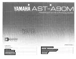 Preview for 1 page of Yamaha AST-A90M Owner'S Manual