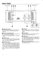 Предварительный просмотр 4 страницы Yamaha AST-P2602 Operating Manual