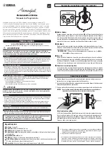 Предварительный просмотр 7 страницы Yamaha Atmosfeel Series Owner'S Manual