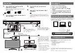 Preview for 2 page of Yamaha ATS-1030 Quick Start Manual