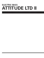 Preview for 6 page of Yamaha ATTITUDE LTD II Service Manual