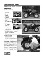 Preview for 9 page of Yamaha ATV Course Manual