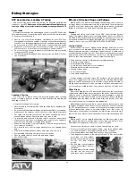 Preview for 17 page of Yamaha ATV Course Manual