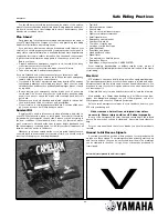 Preview for 22 page of Yamaha ATV Course Manual