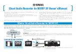 Предварительный просмотр 1 страницы Yamaha Audio Owner'S Manual